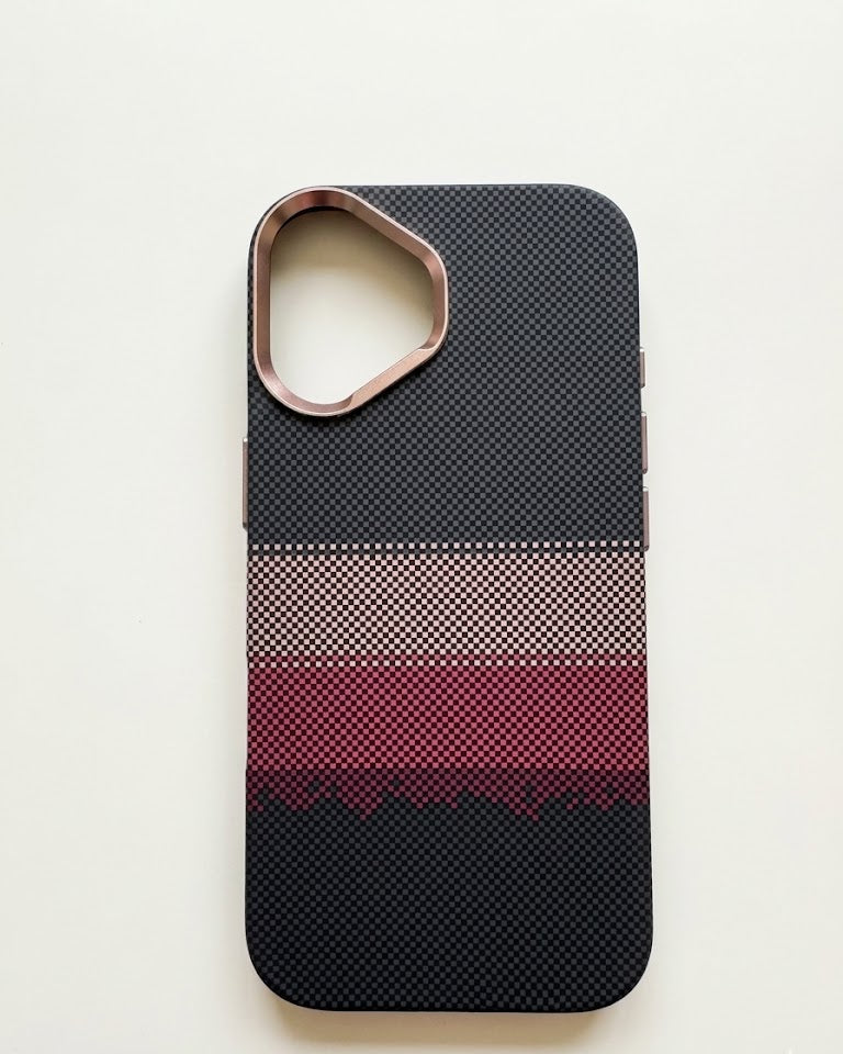 Carbon Pixel MagSafe Case