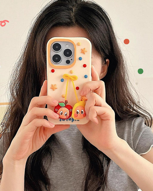 Kawaii 3D Tamagotchi Friends Phone Case