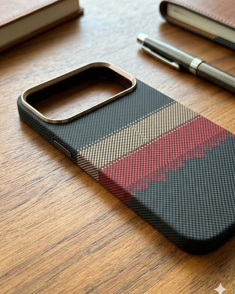 Carbon Pixel MagSafe Case