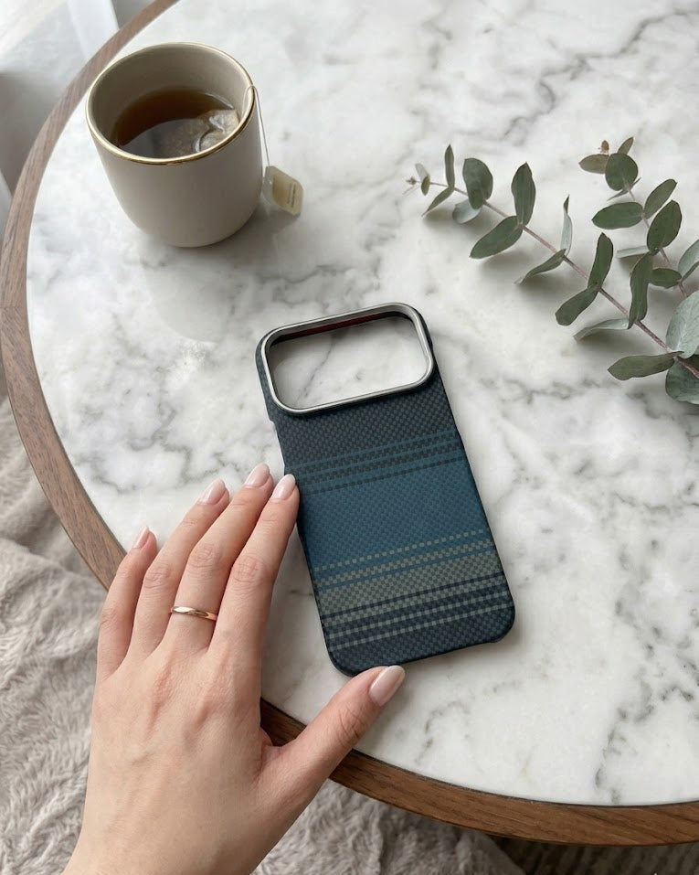 Navy Grid Cover