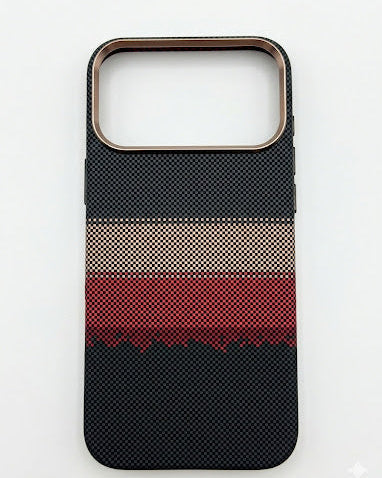 Carbon Pixel MagSafe Case