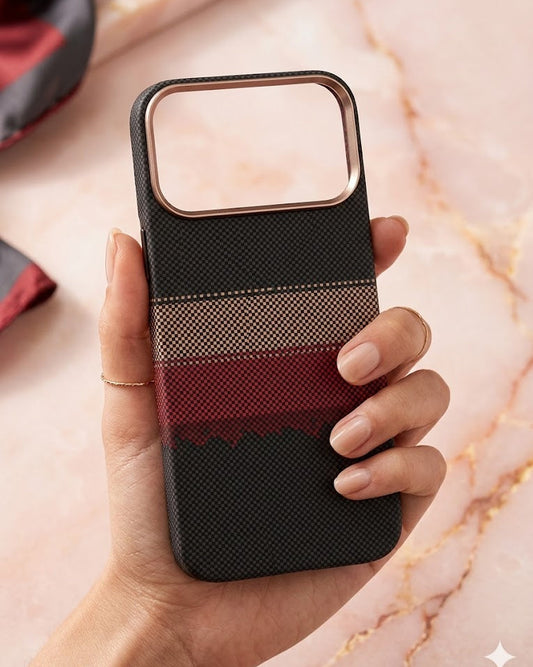 Carbon Pixel MagSafe Case