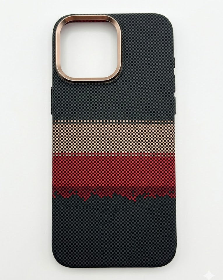 Carbon Pixel MagSafe Case